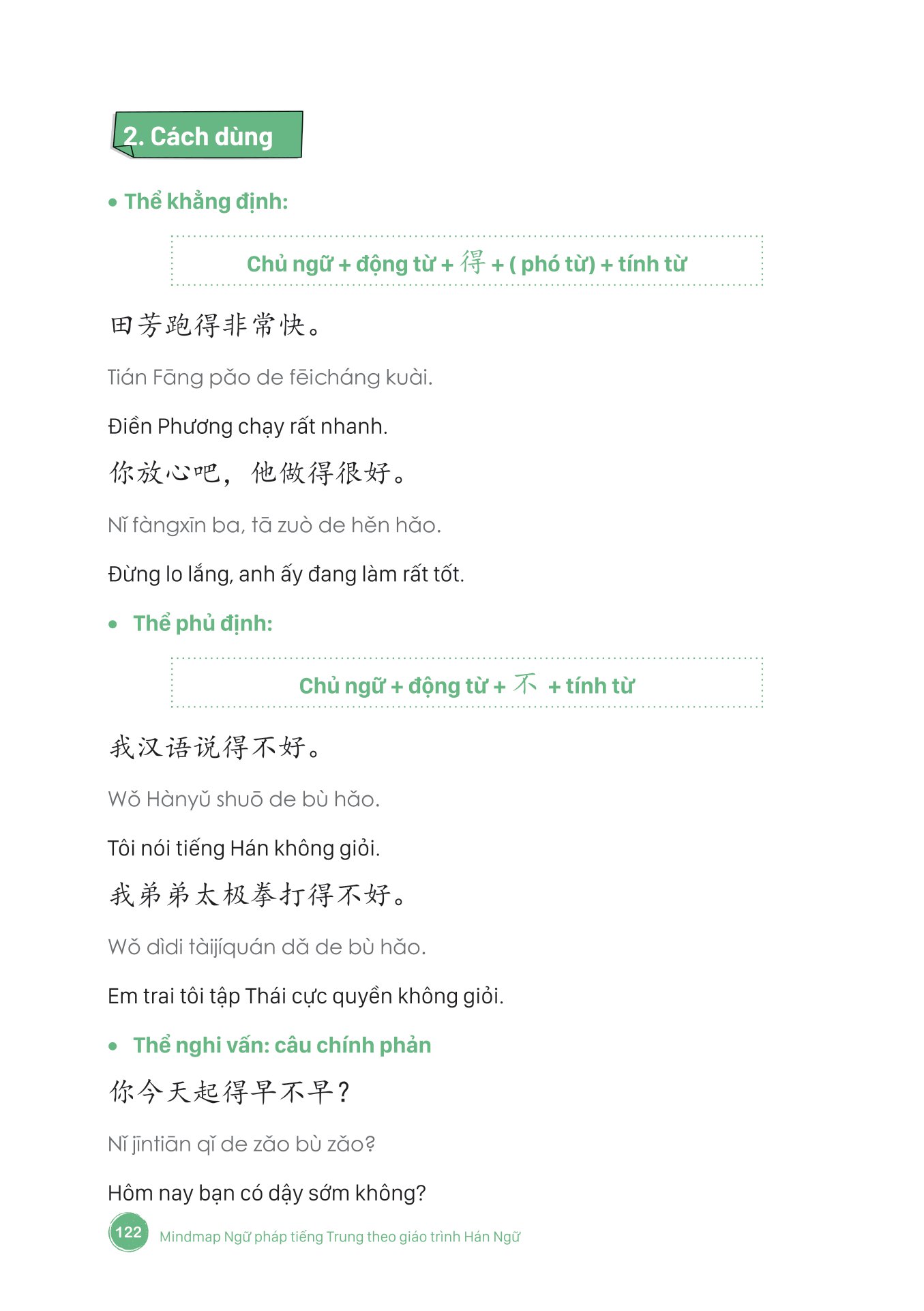 mind map ngữ pháp tiếng trung theo giáo trình hán ngữ - Ảnh 16