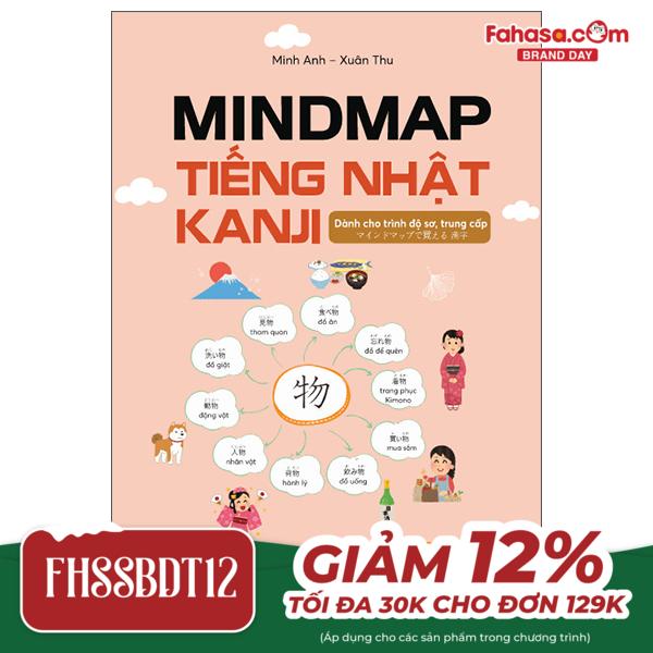 mindmap tiếng nhật kanji - dành cho trình độ sơ, trung cấp