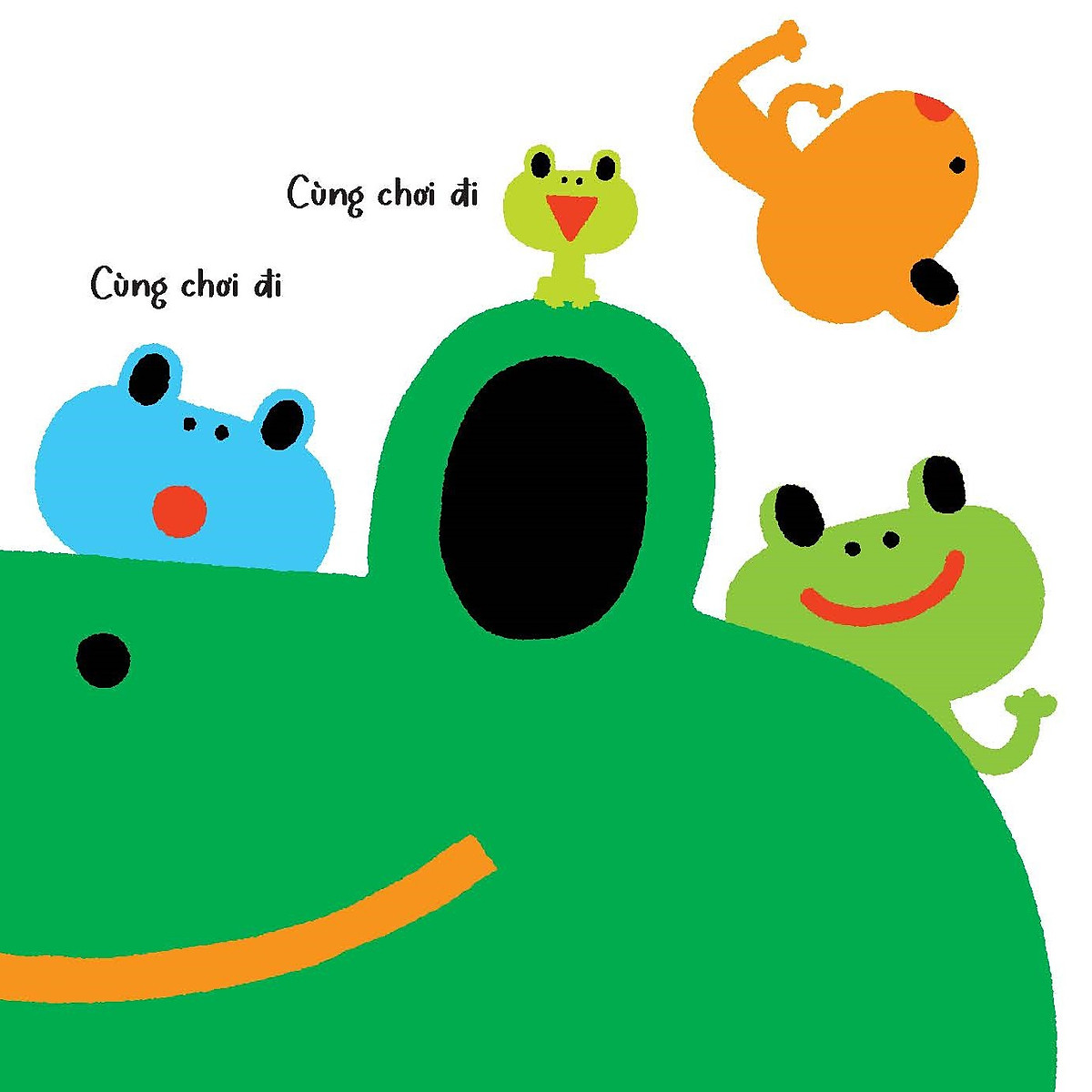 mình cùng vui chơi nhé! - ộp oạp, ộp oạp! màu xanh - Ảnh 8