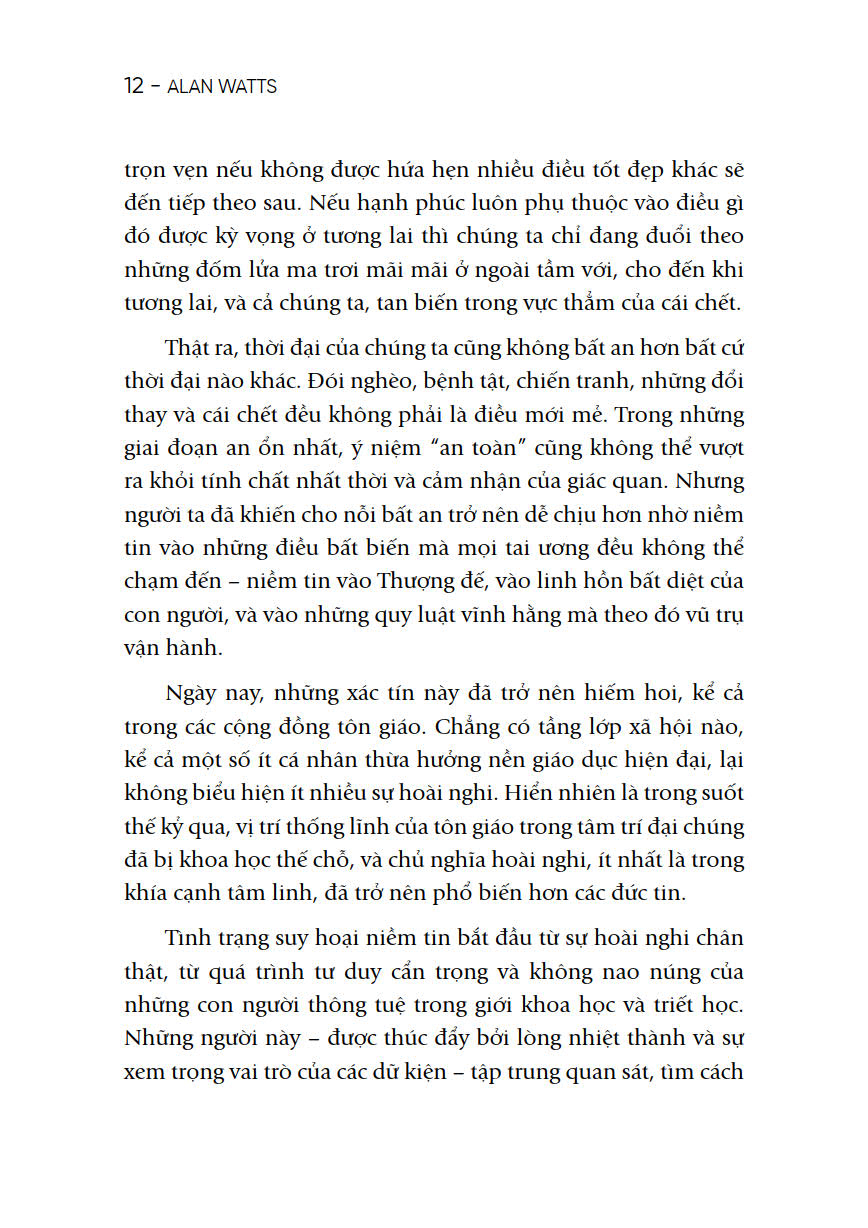 Minh Triết Từ Nỗi Bất An - The Wisdom Of Insecurity - Ảnh 14