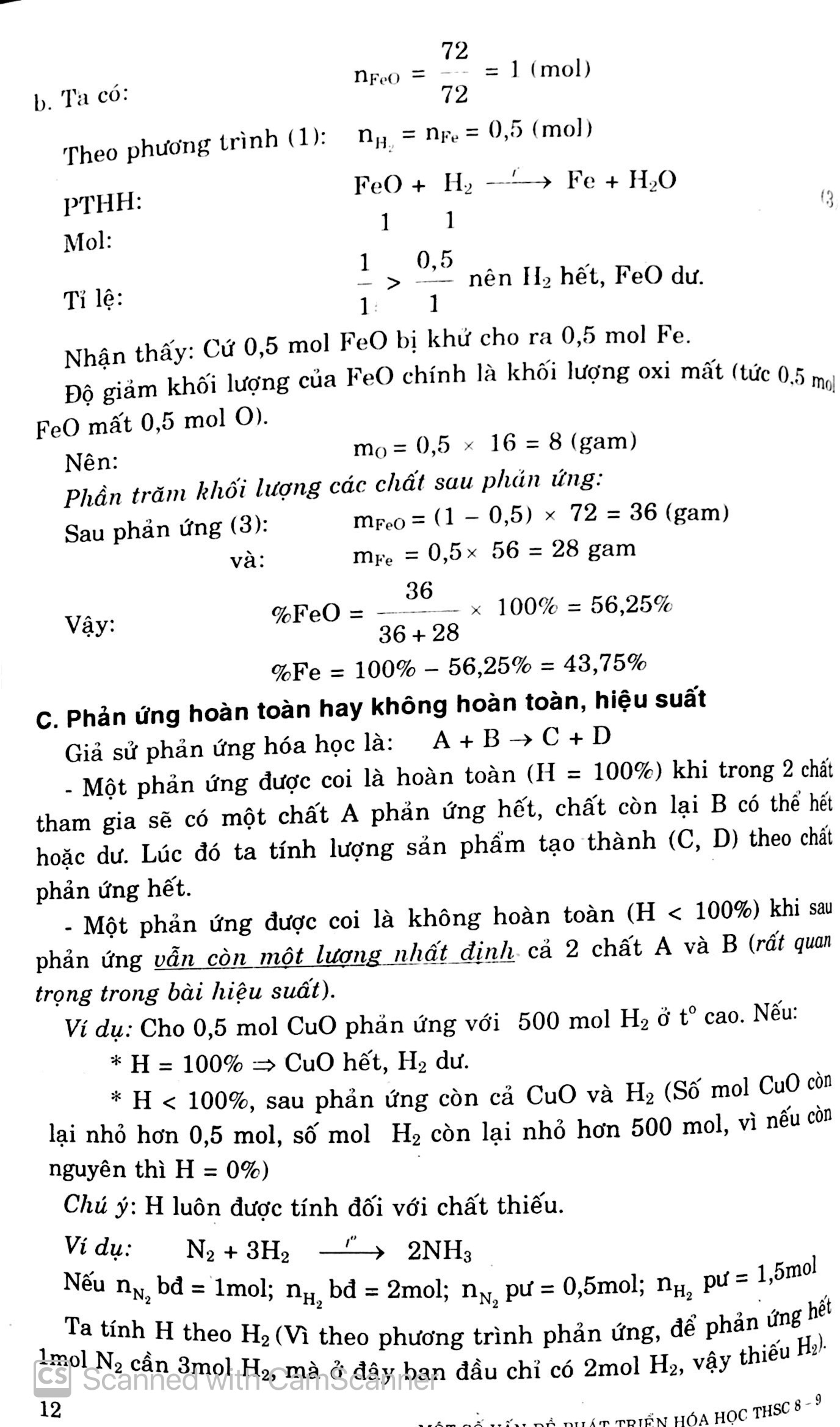 một số vấn đề phát triển hóa học thcs 8-9 - Ảnh 16