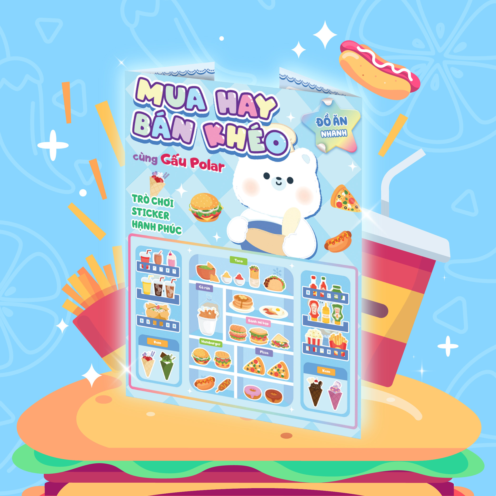 mua hay bán khéo cùng gấu polar - đồ ăn nhanh - Ảnh 2