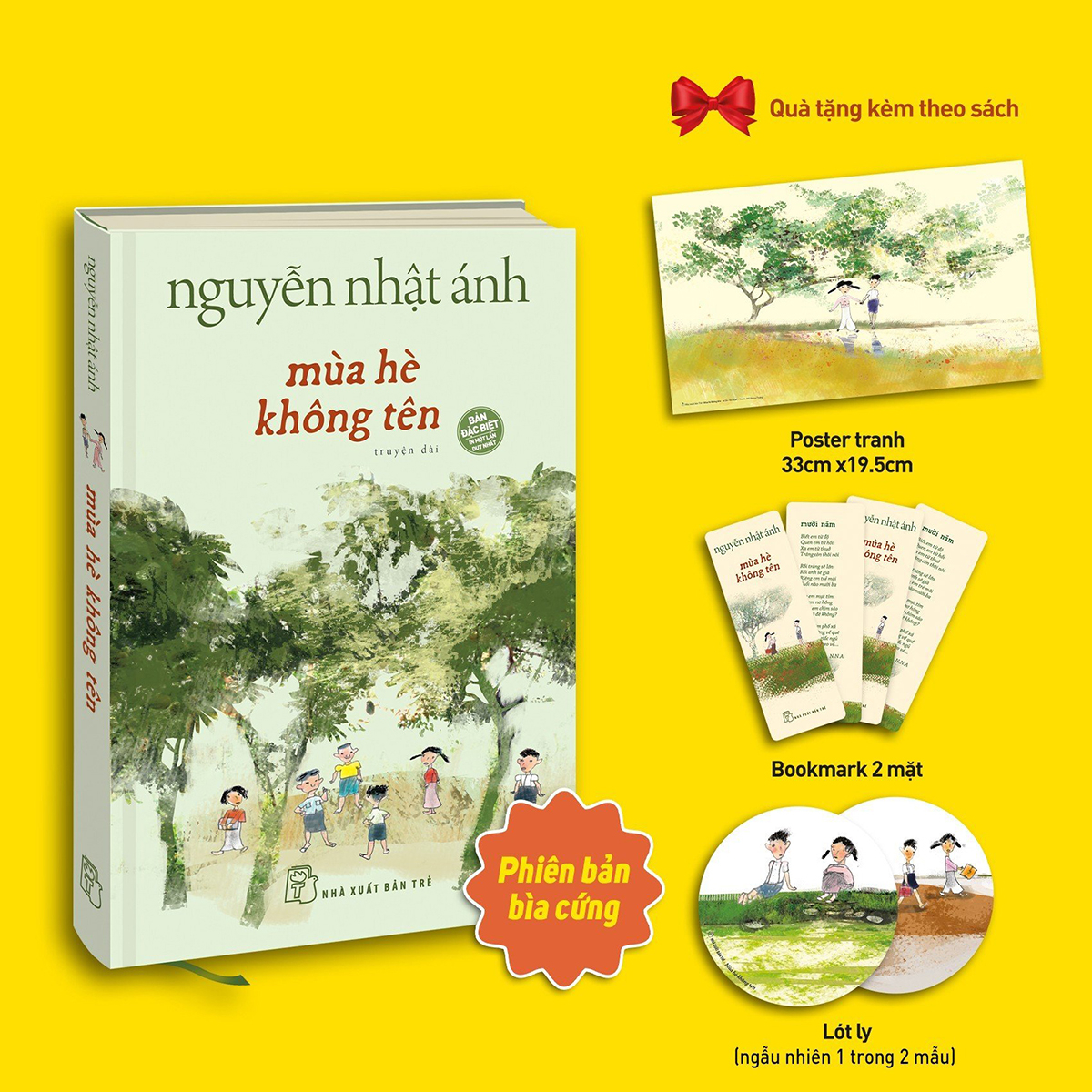 mùa hè không tên - bìa cứng - tặng kèm bookmark 2 mặt + poster tranh + lót ly ngẫu nhiên + chữ ký tác giả ngẫu nhiên - Ảnh 2