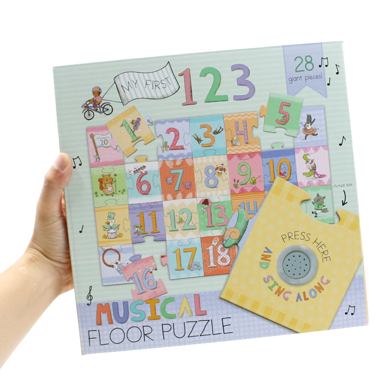 musical floor puzzle - my first 123 (28 giant pieces) - Ảnh 11