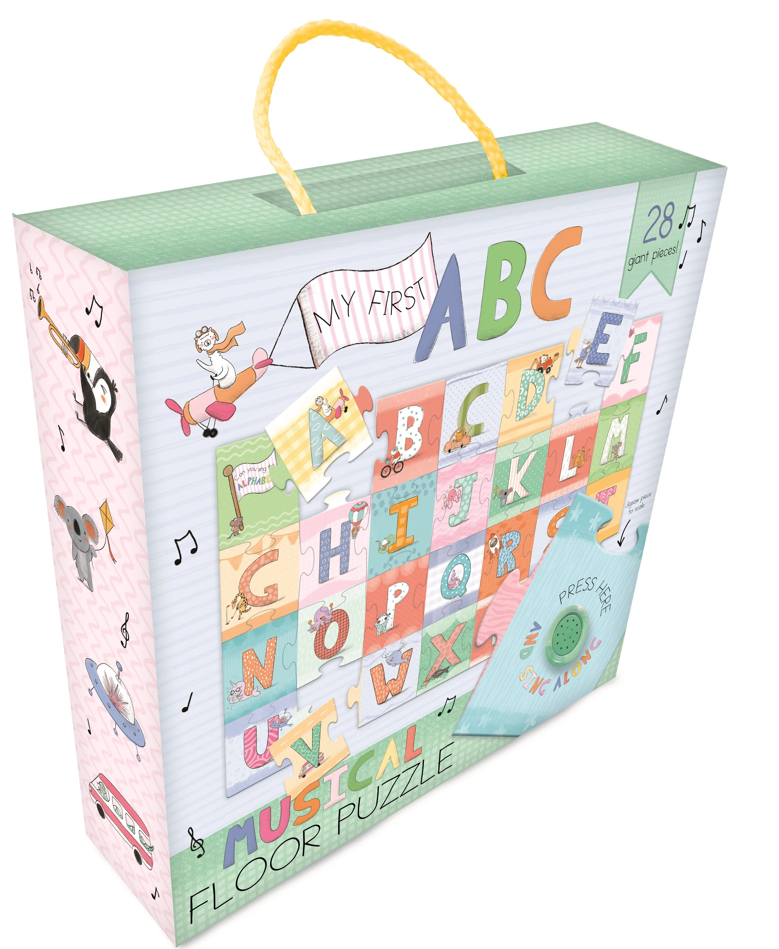 musical floor puzzle - my first abc (28 giant pieces) - Ảnh 14