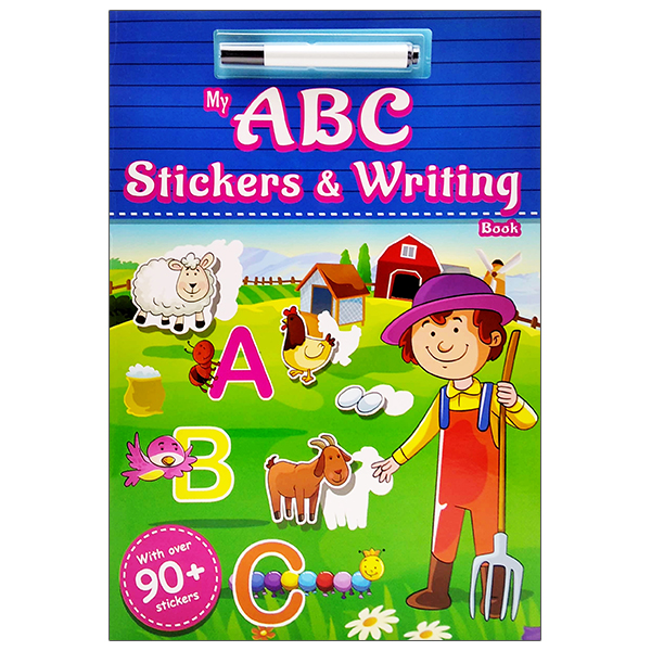 my abc stickers & writing book