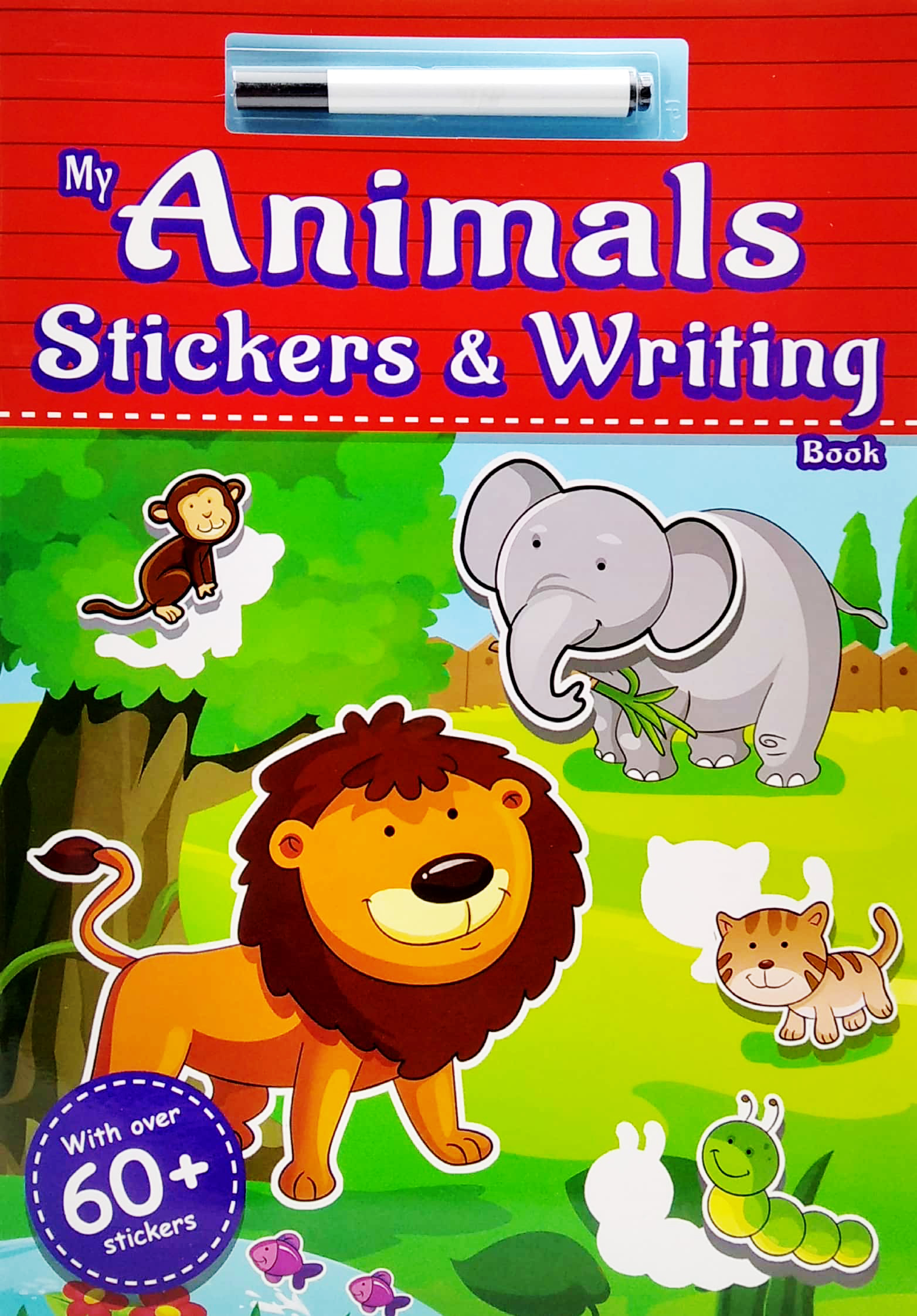 my animals stickers & writing book - Ảnh 2