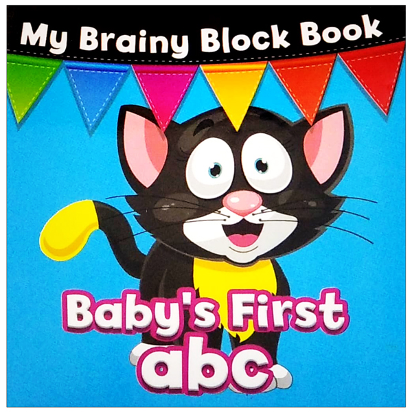 my brainy block books: baby's first abc