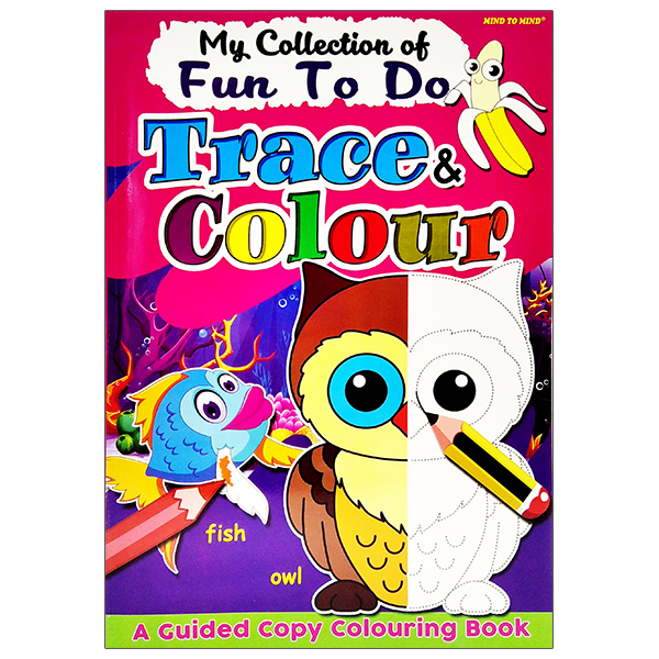 my collection of fun to do trace & colour