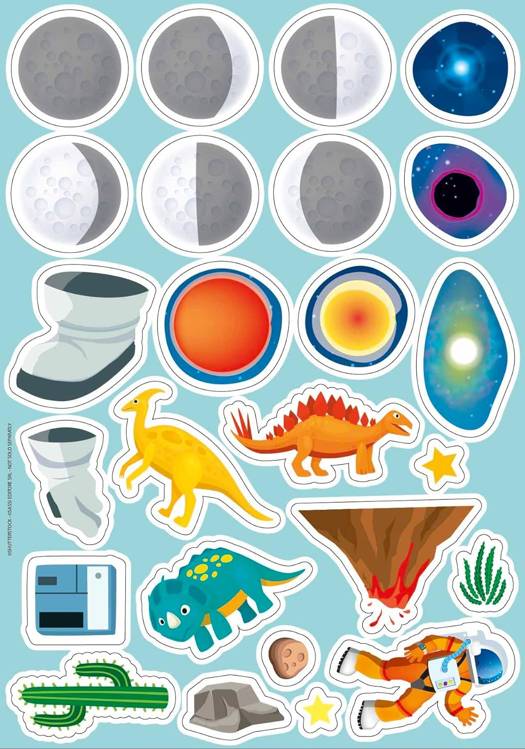 my first activites arts and crafts - space - Ảnh 10