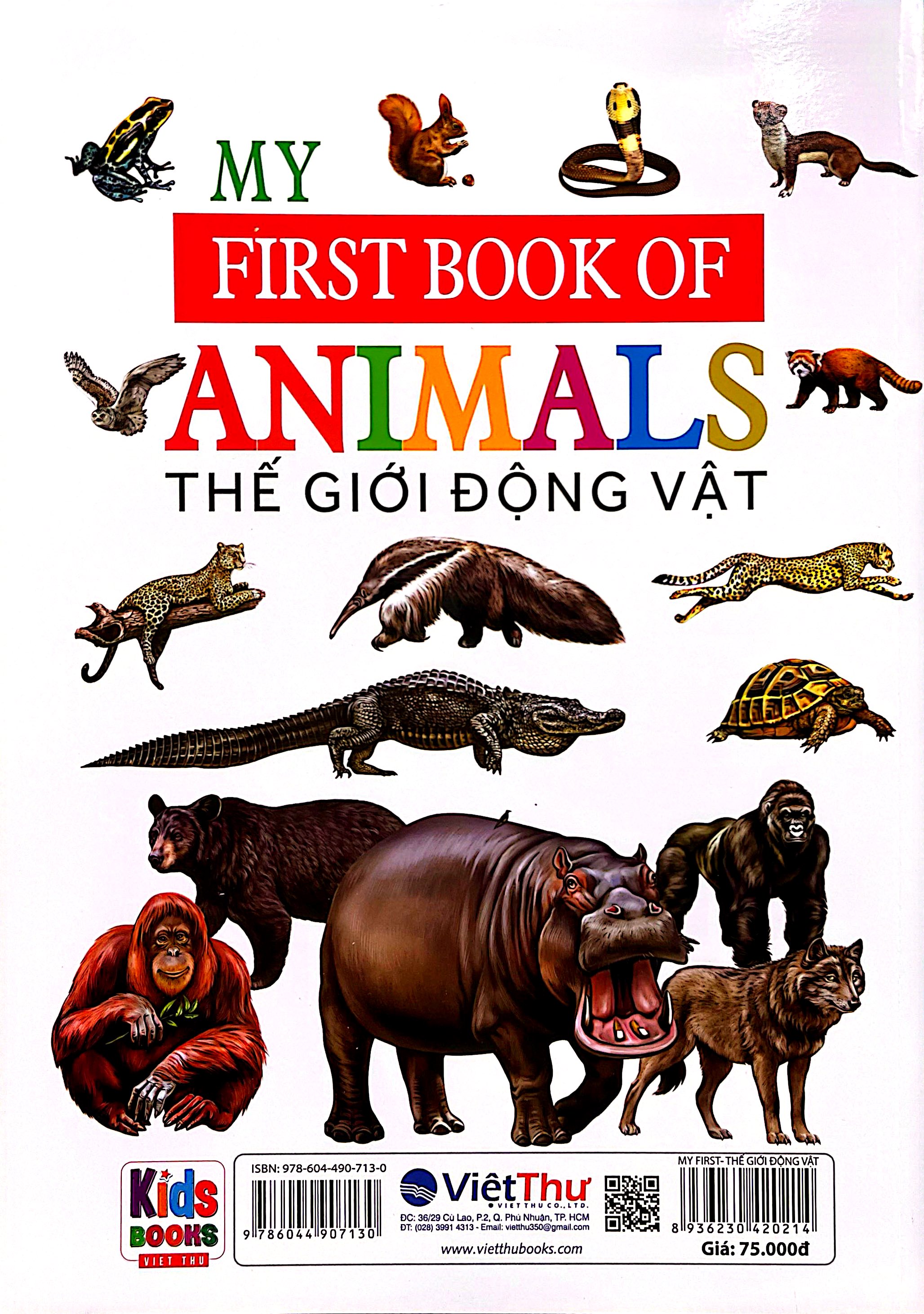 My First Book Of Animals - Thế Giới Động Vật - Ảnh 8