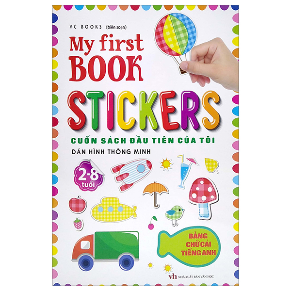 my first book stickers - bảng chữ cái tiếng anh