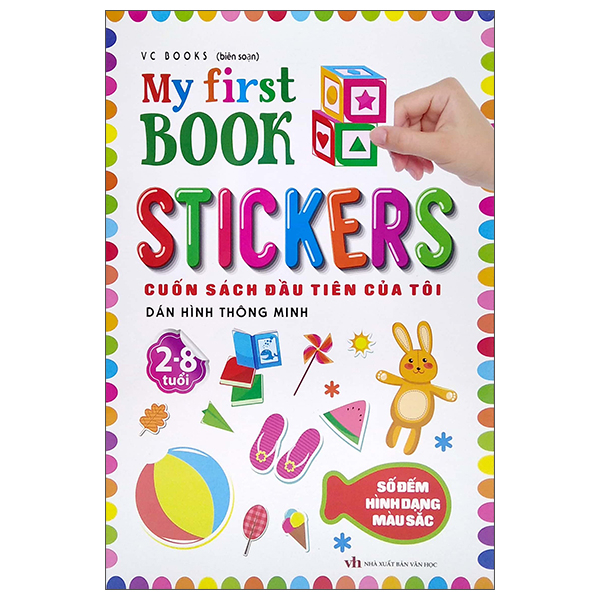 my first book stickers - số đếm hình dạng màu sắc