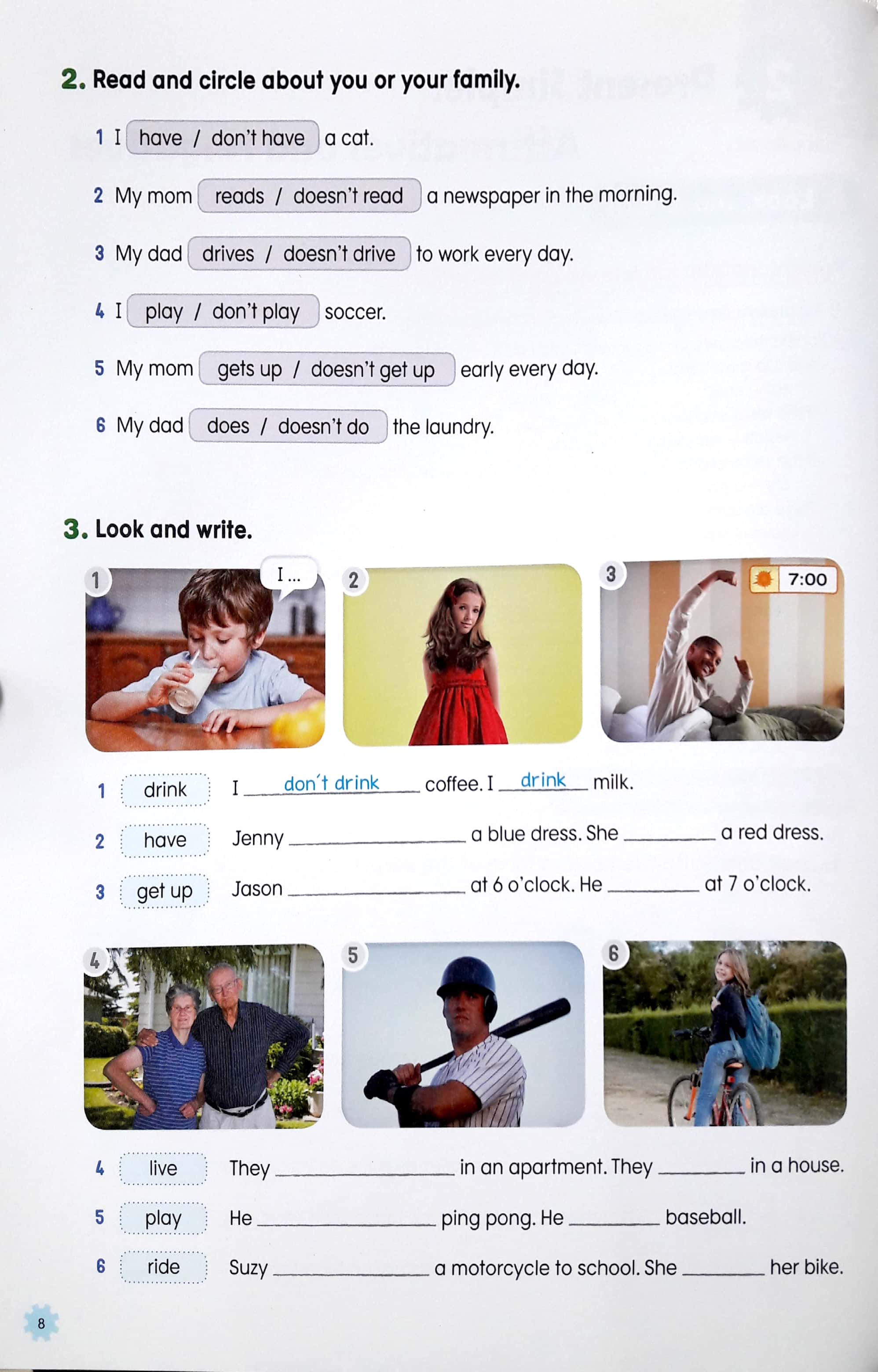 my first grammar 3 workbook - 2nd edition - Ảnh 8