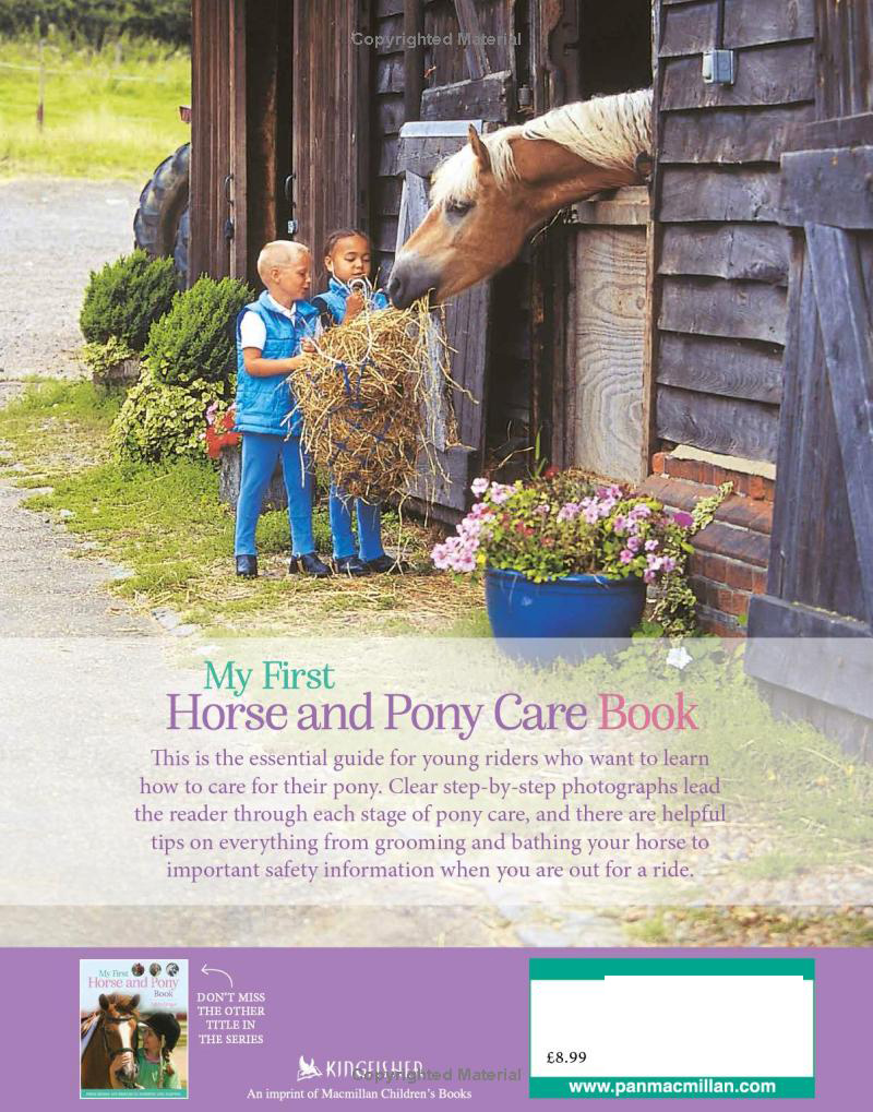 my first horse and pony care book - Ảnh 12