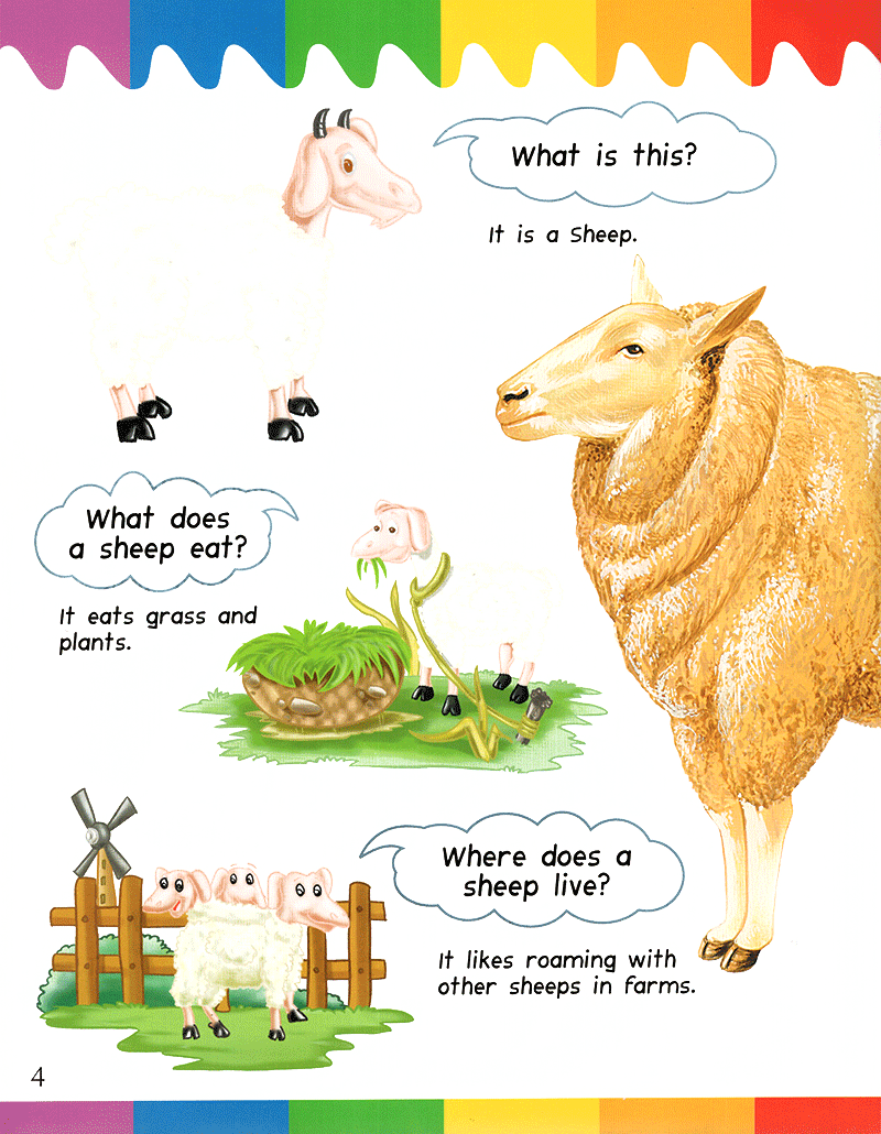 my first questions & answers - farm animals - Ảnh 5