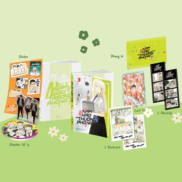 nam hào thượng phong - tập 3 - bản sưu tầm - tặng kèm sticker + card 3d + phong bì + set 2 filmstrip + set 2 postcard + standee lót ly