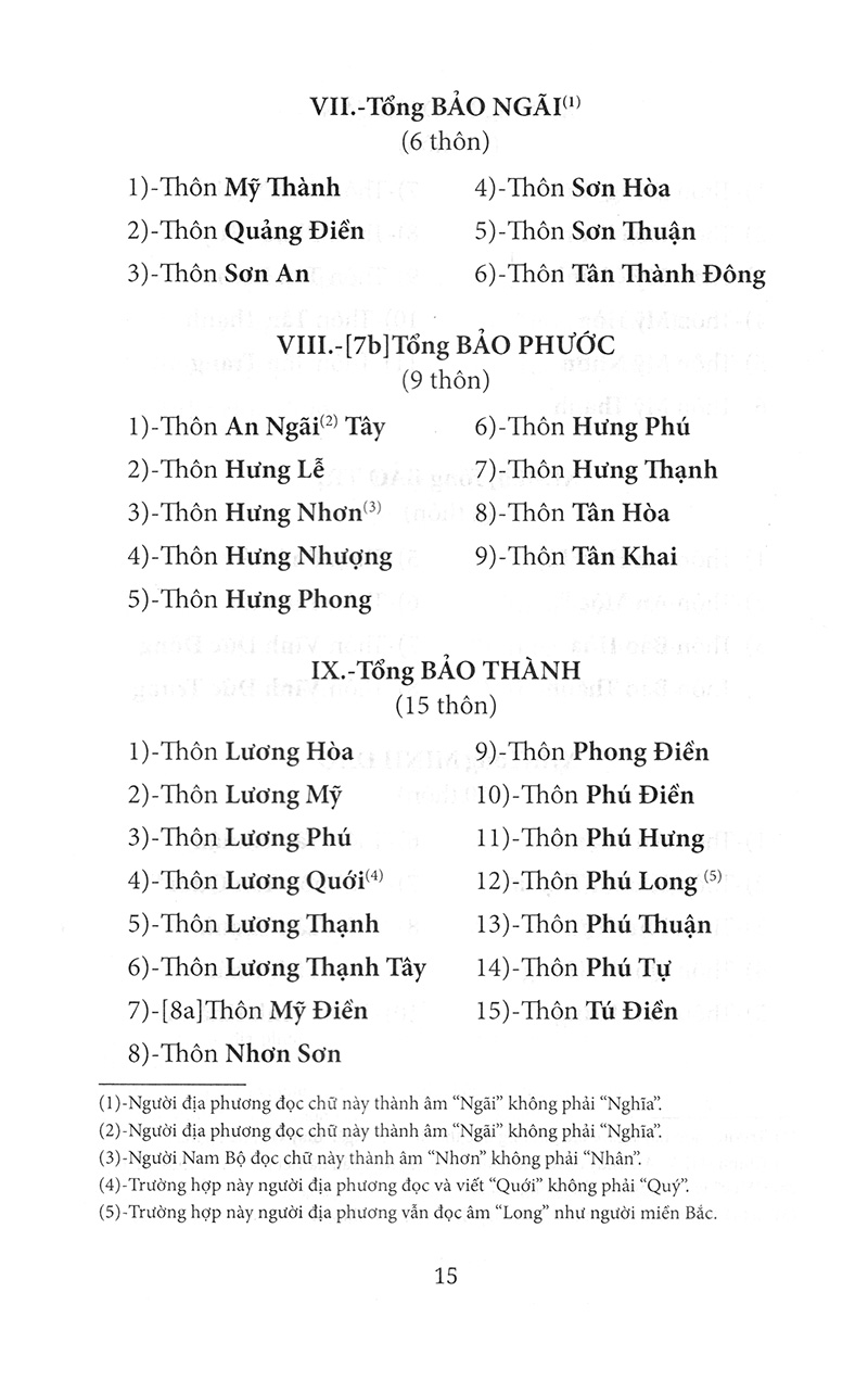 nam kỳ địa hạt tổng thôn danh hiệu mục lục - Ảnh 12