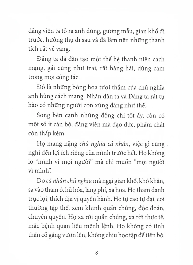 nâng cao đạo đức cách mạng, quét sạch chủ nghĩa cá nhân (tái bản 2024) - Ảnh 4