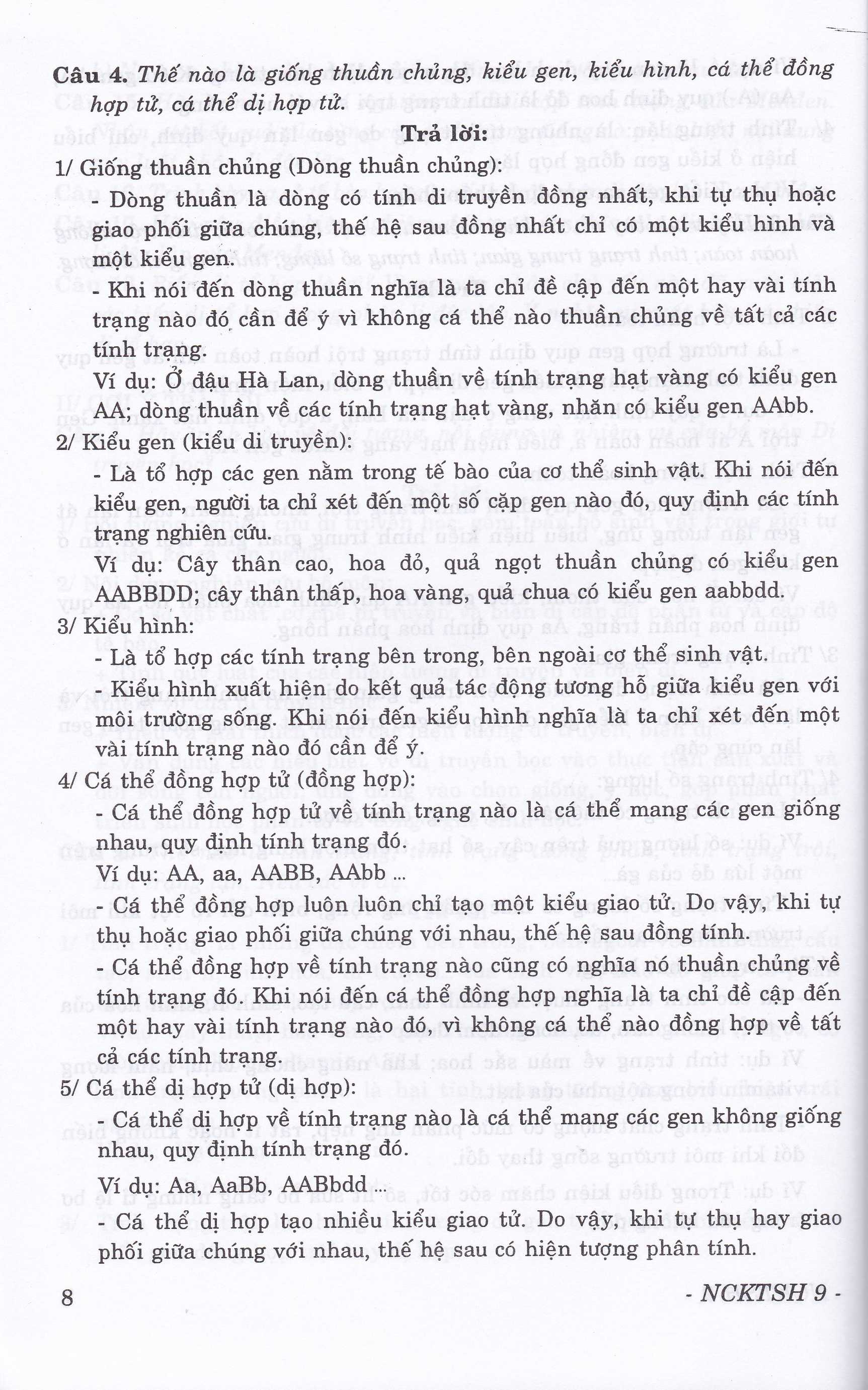 nâng cao kiến thức sinh học 9 - Ảnh 10