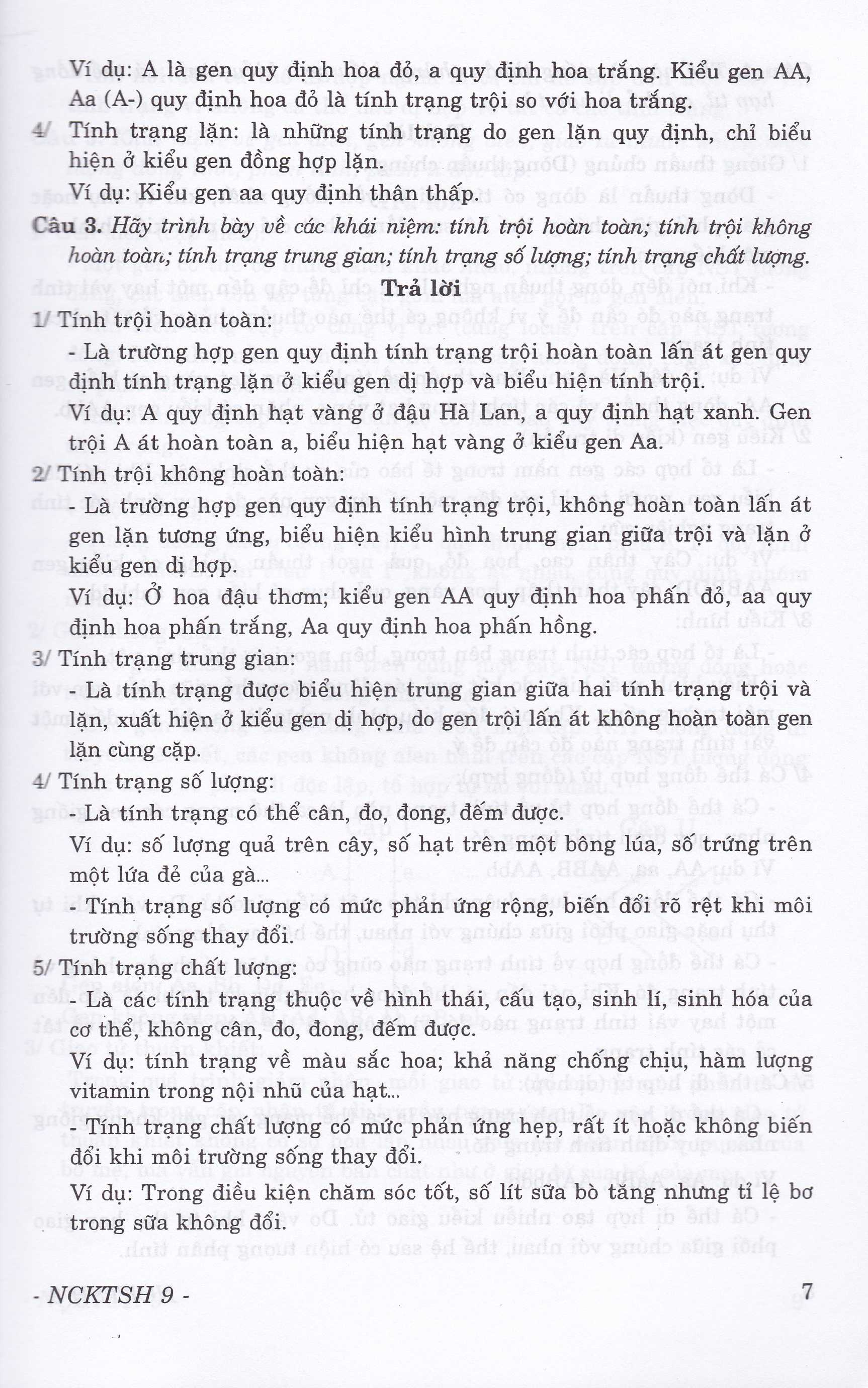 nâng cao kiến thức sinh học 9 - Ảnh 9