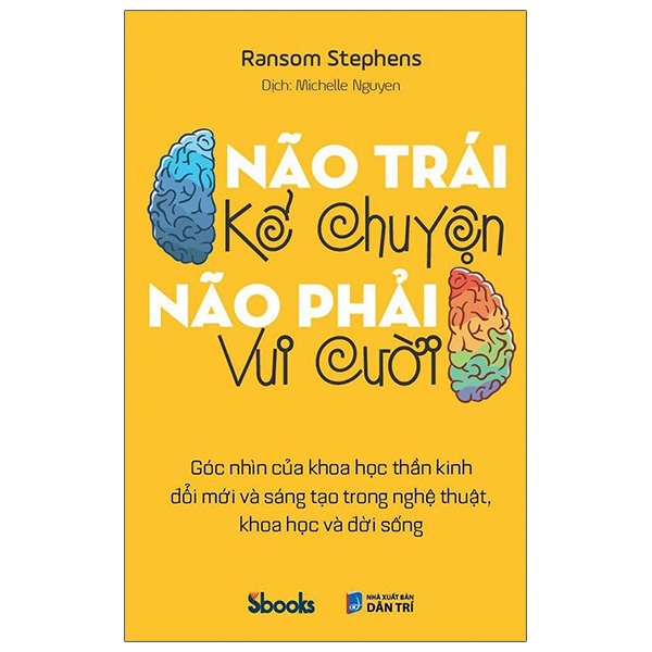 não trái kể chuyện, não phải vui cười