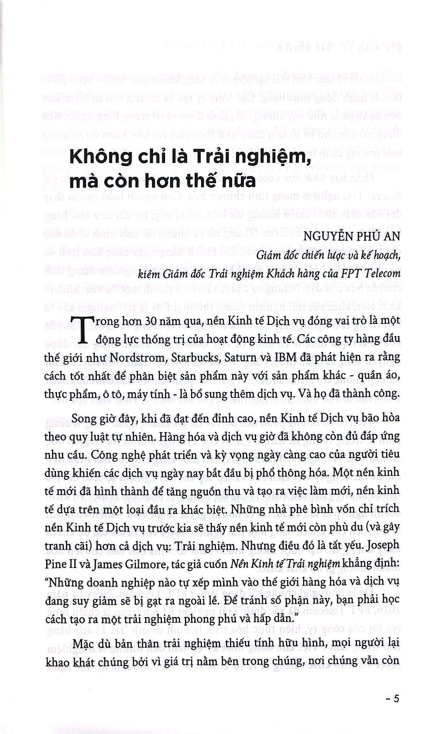 nền kinh tế trải nghiệm - biến dịch vụ của bạn thành trải nghiệm khách hàng - Ảnh 3