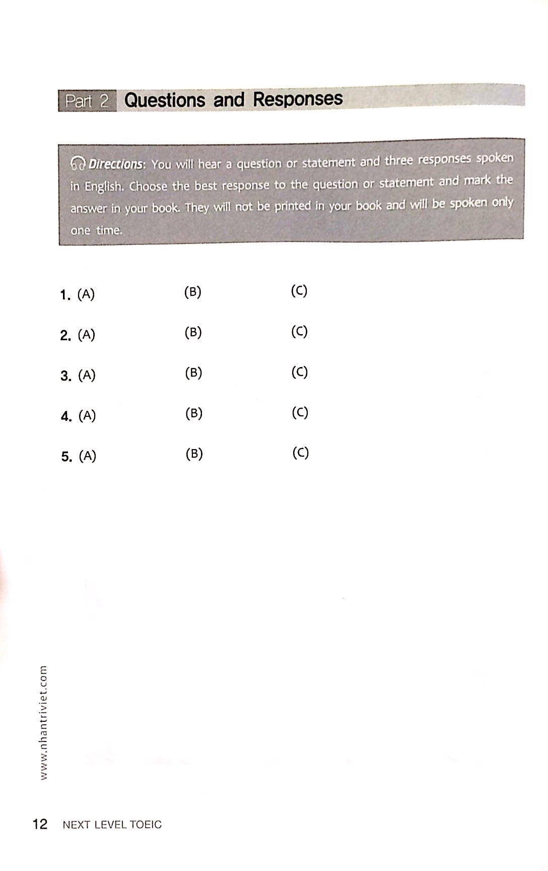 next level toeic - intermediate toeic skill-building guidebook - kèm cd - Ảnh 6