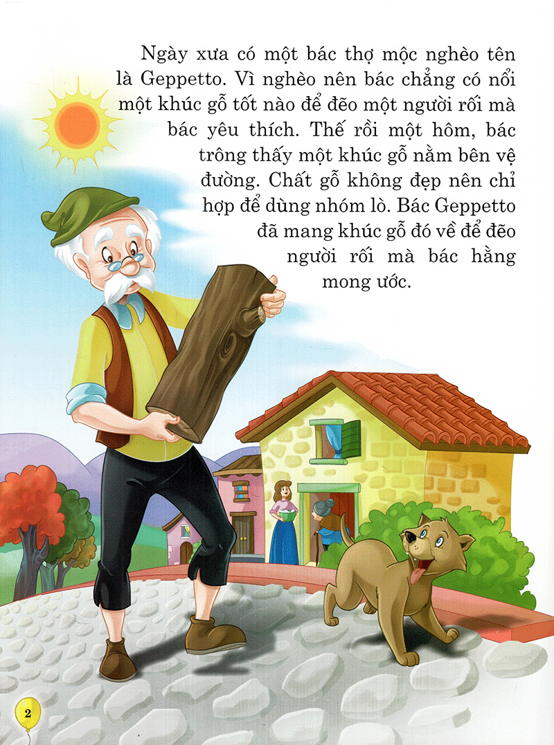 ngày xửa ngày xưa - pinocchio - bìa cứng (tái bản 2023) - Ảnh 2