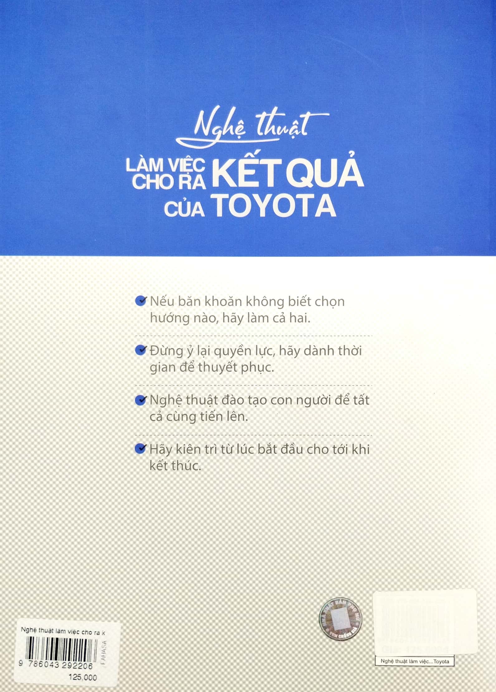 nghệ thuật làm việc cho ra kết quả của toyota (tái bản 2021) - Ảnh 6