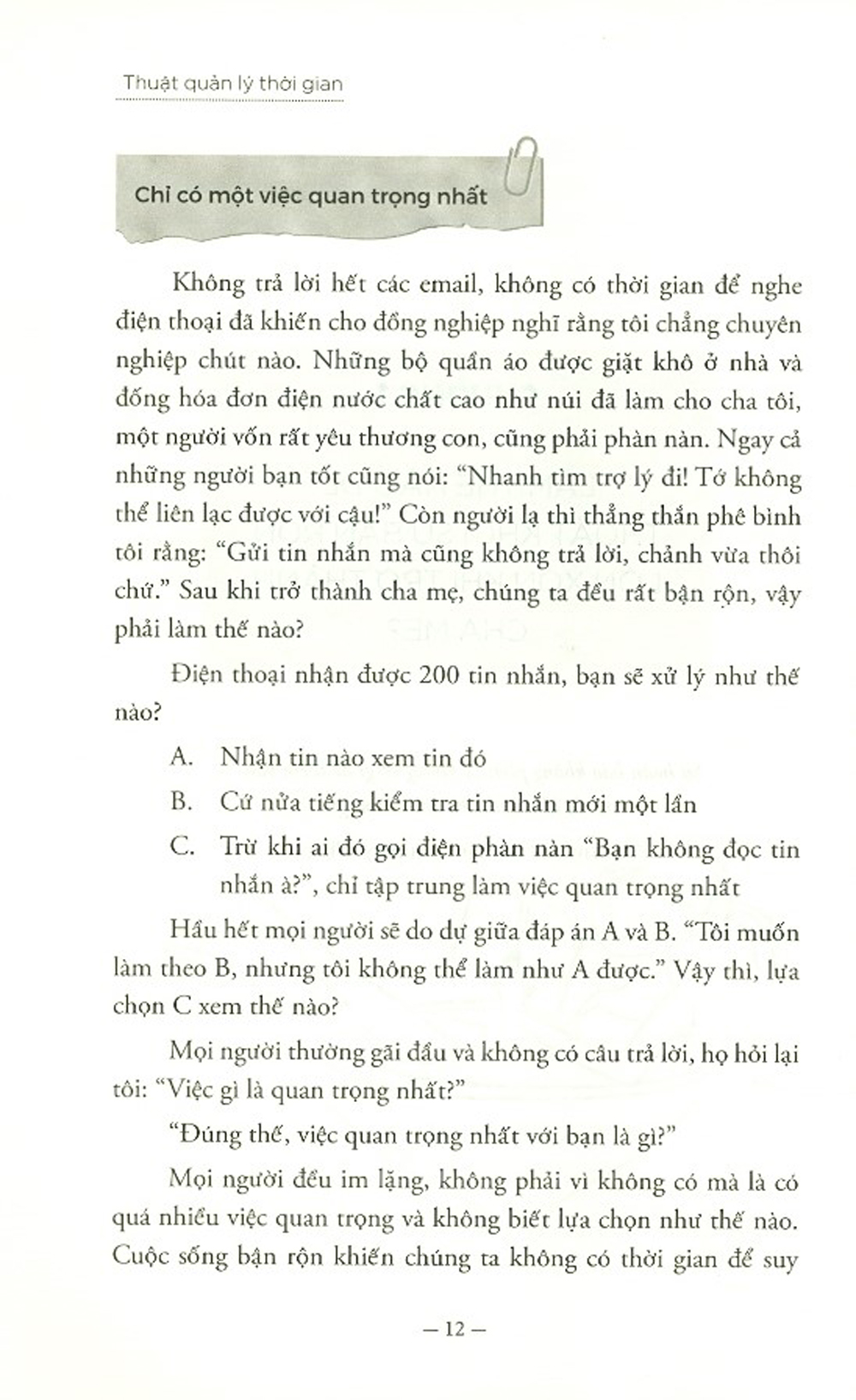nghệ thuật quản lý thời gian của phụ huynh - Ảnh 4