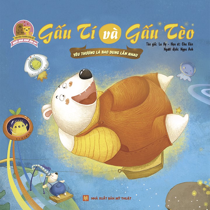 ngôi nhà nhỏ ấm áp - gấu tí và gấu tèo