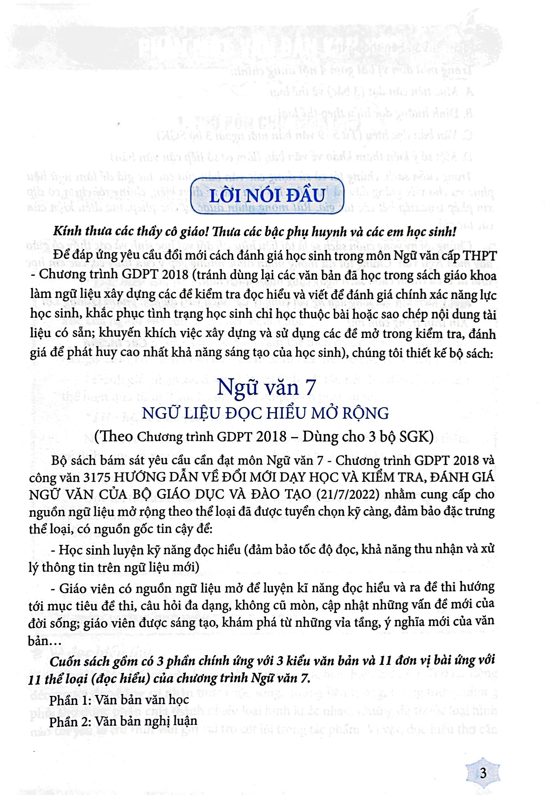 Ngu Van 7 - Ngu Lieu Doc Hieu Mo Rong (Theo Chuong Trinh Giao Duc Pho Thong 2018) - Ảnh 3