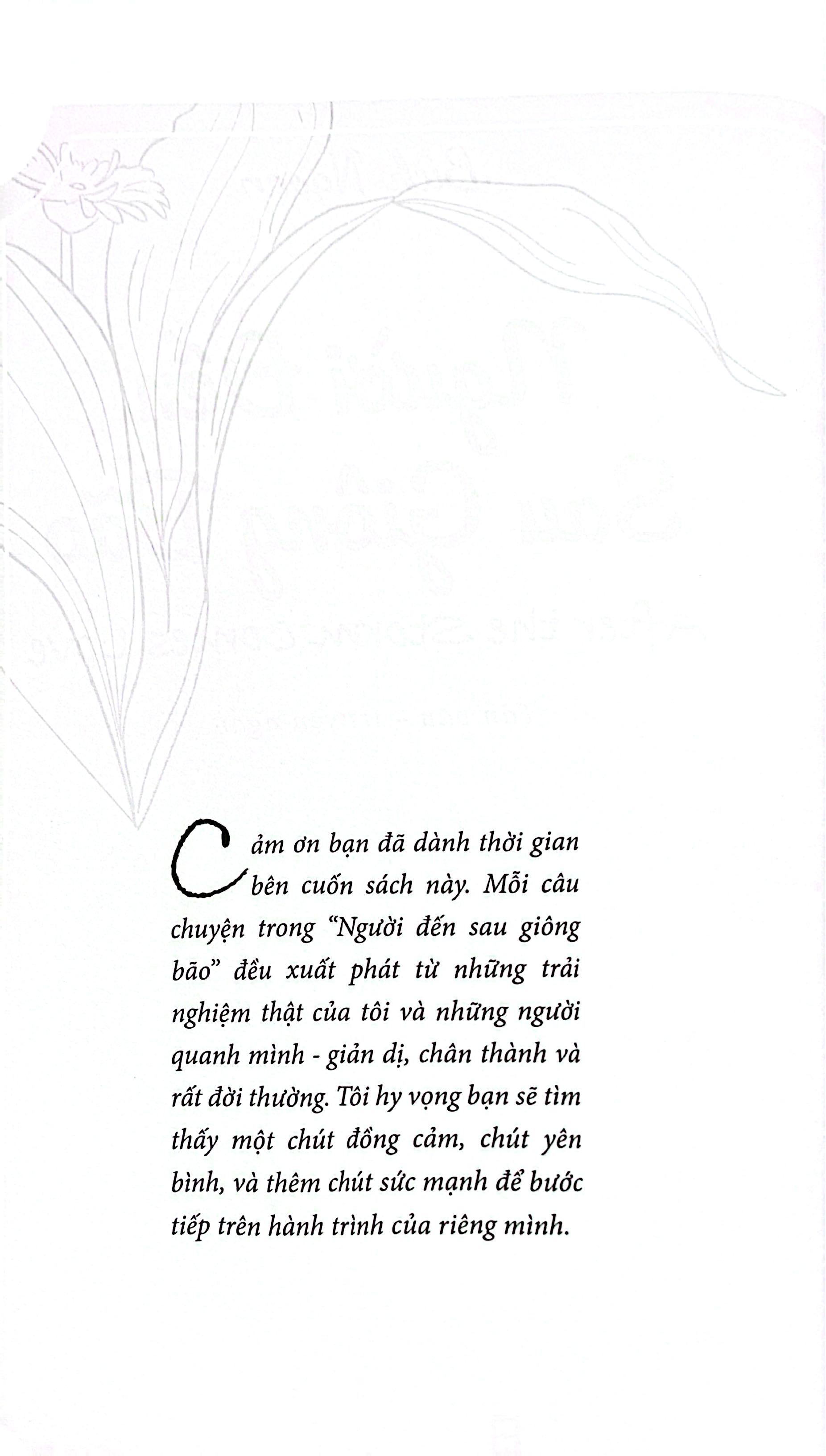 Người Đến Sau Giông Bão - After The Storm Comes Love - Ảnh 3