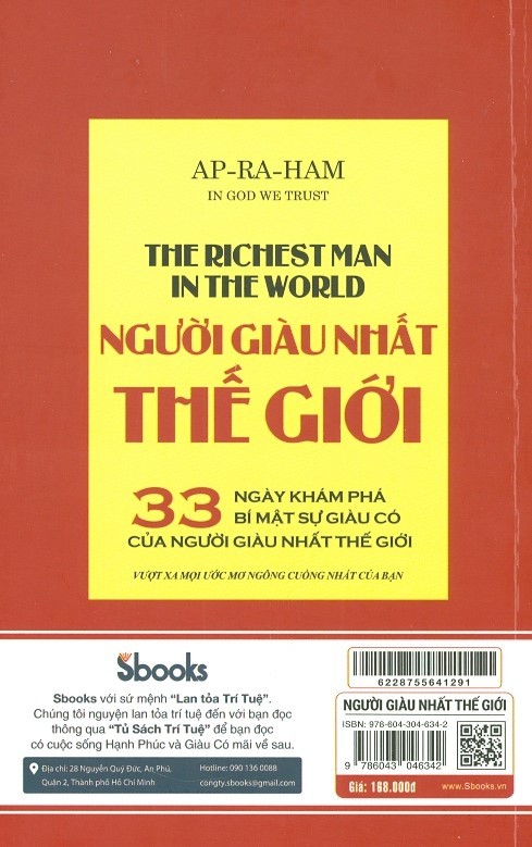 người giàu nhất thế giới - 33 ngày khám phá bí mật sự giàu có của người giàu nhất thế giới - Ảnh 9