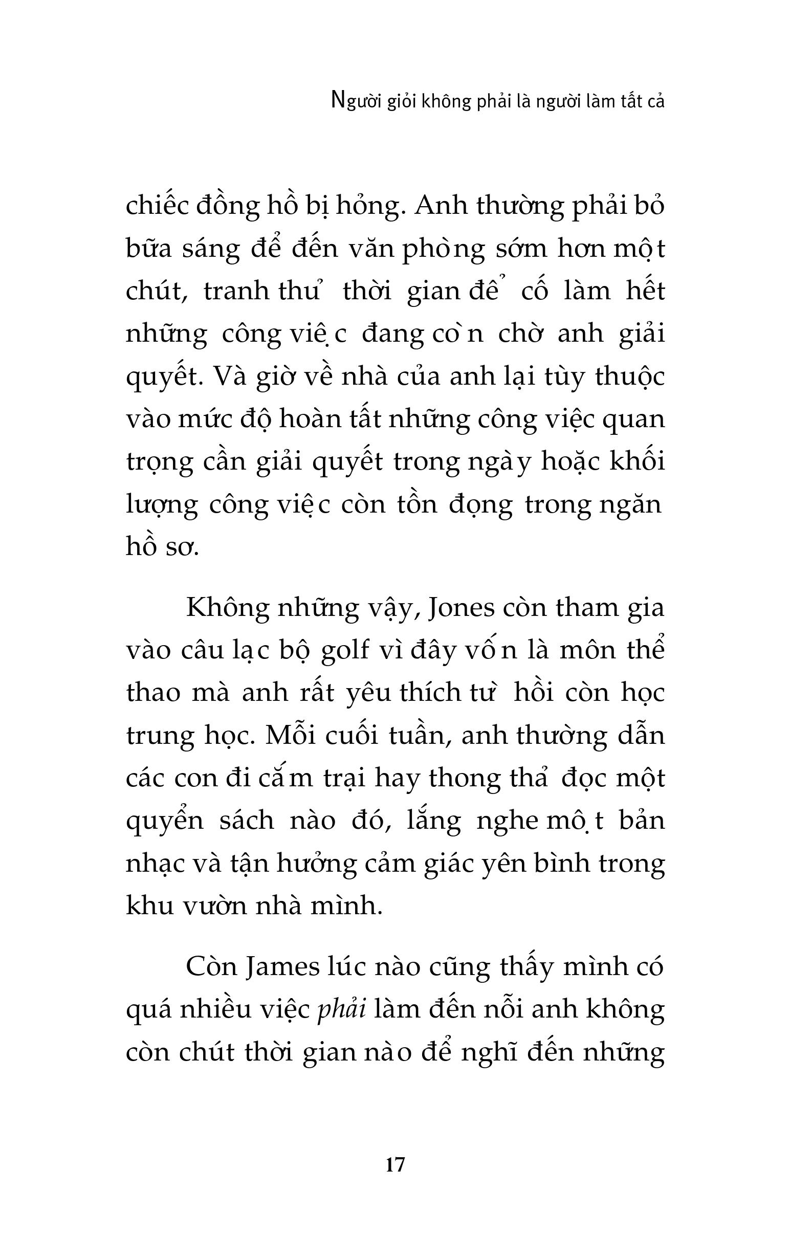 người giỏi không phải là người làm tất cả - Ảnh 12