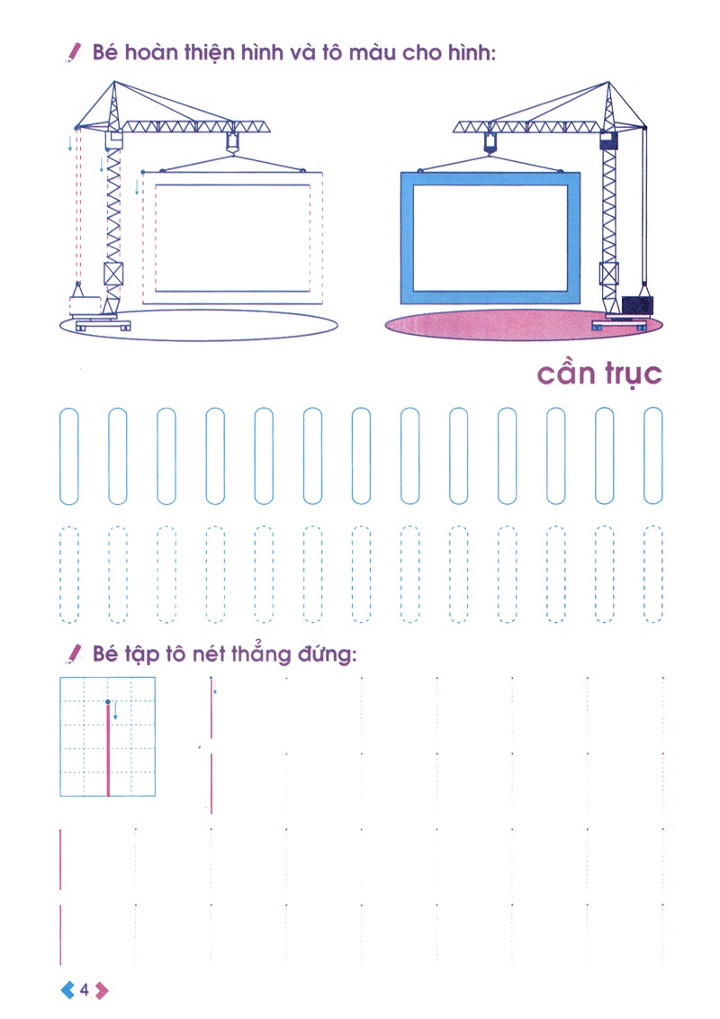 nhận biết và làm quen với nét cơ bản - dành cho bé 4-5 tuổi (tái bản 2024) - Ảnh 3