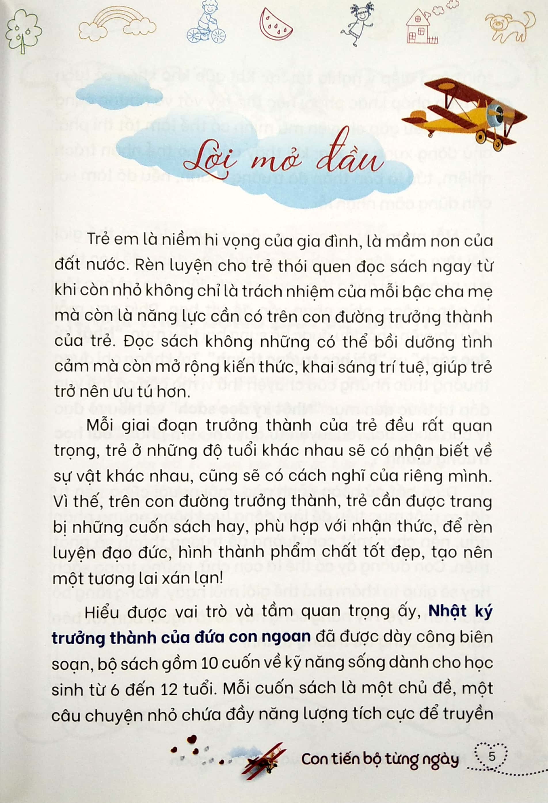 nhật ký trưởng thành của đứa con ngoan - con tiến bộ từng ngày (tái bản 2023) - Ảnh 3