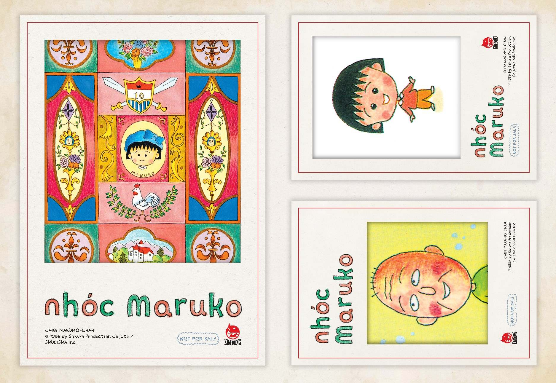 nhóc maruko - tập 10 - tặng kèm set postcard polaroid - Ảnh 4