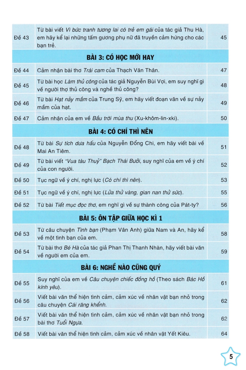 những bài làm văn mẫu 5 - tập 2 (cánh diều) - Ảnh 6