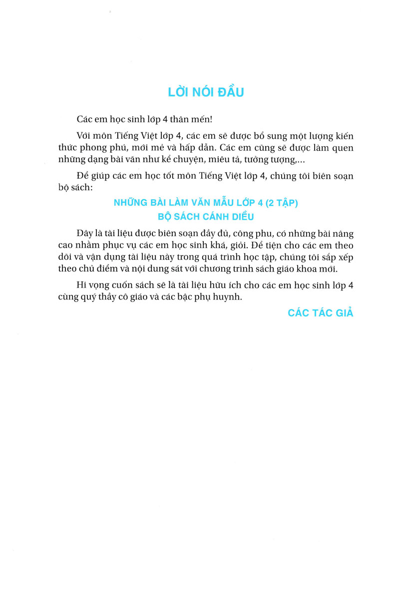 những bài làm văn mẫu lớp 4 tập 1 (cánh diều) - Ảnh 3
