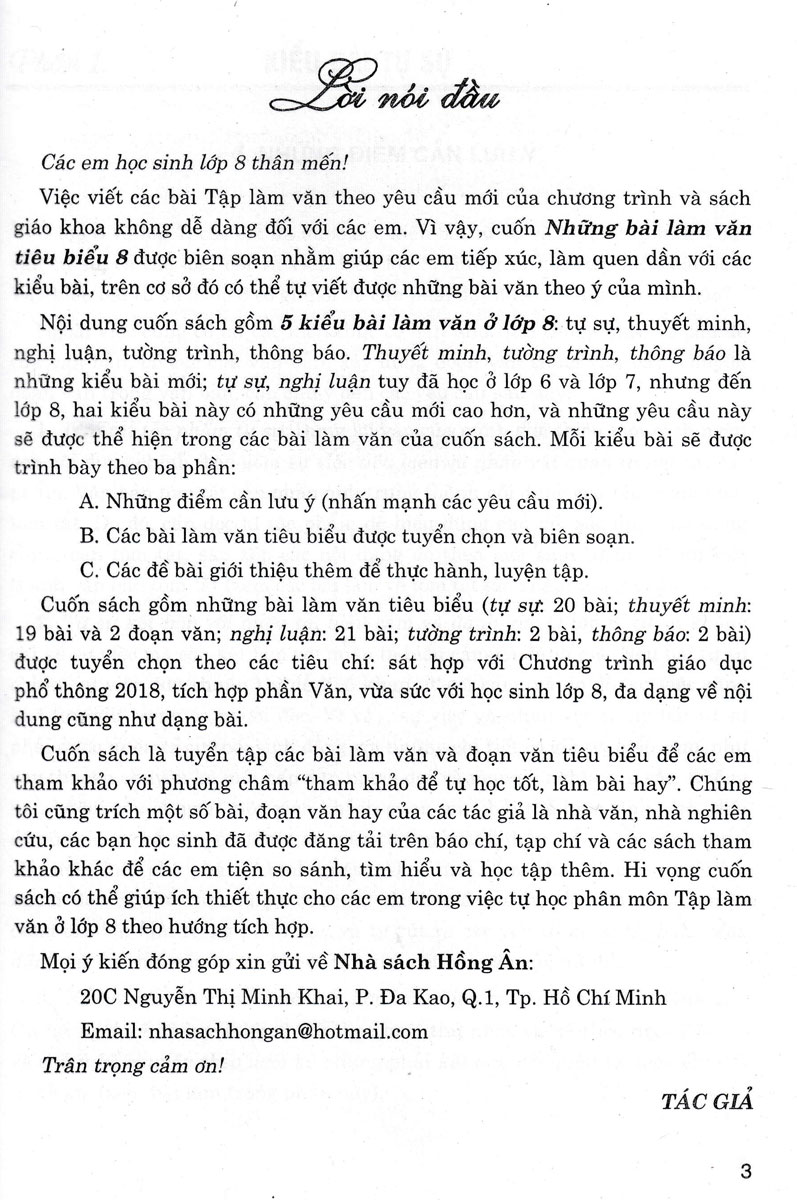 những bài làm văn tiêu biểu 8 (dùng chung cho các bộ sgk hiện hành) - Ảnh 3