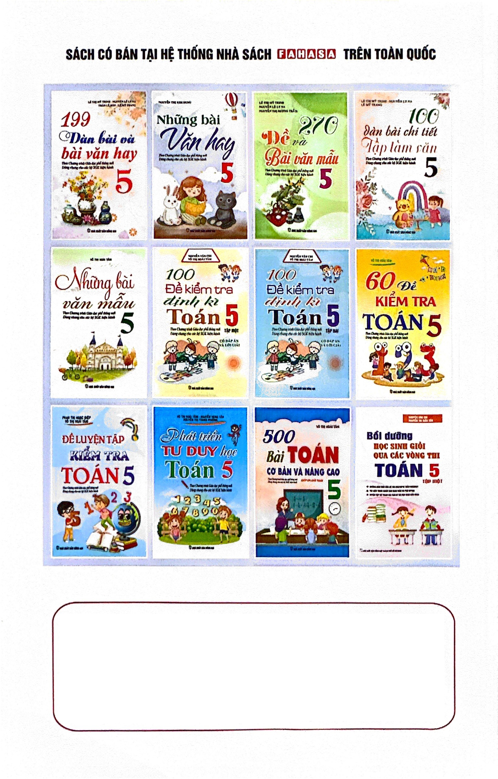 những bài văn hay 5 (theo chương trình gdpt mới) - Ảnh 8