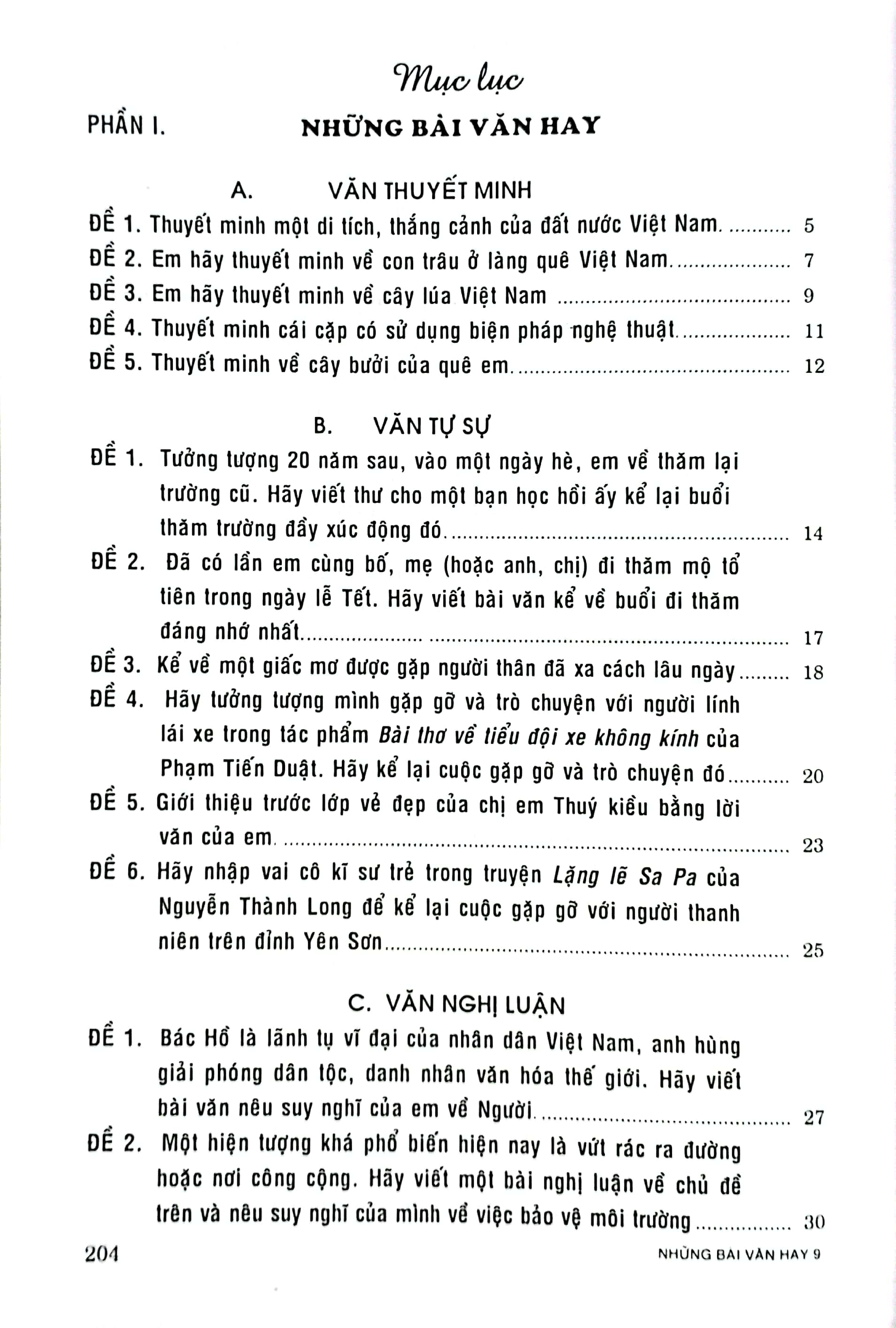những bài văn hay 9 (theo chương trình giáo dục phổ thông mới) - Ảnh 4