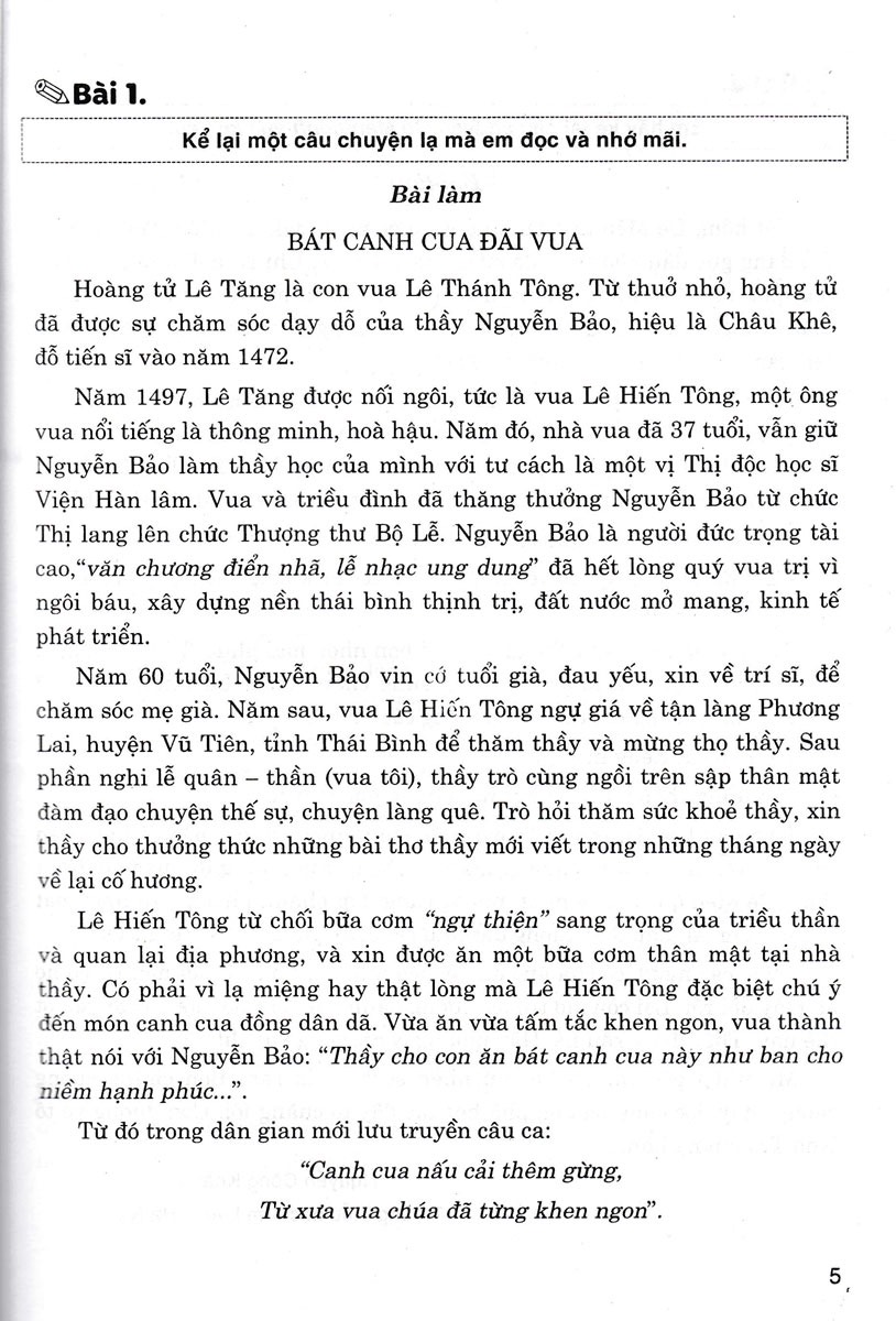những bài văn kể chuyện lớp 4 (dùng chung cho các bộ sgk hiện hành) - Ảnh 7