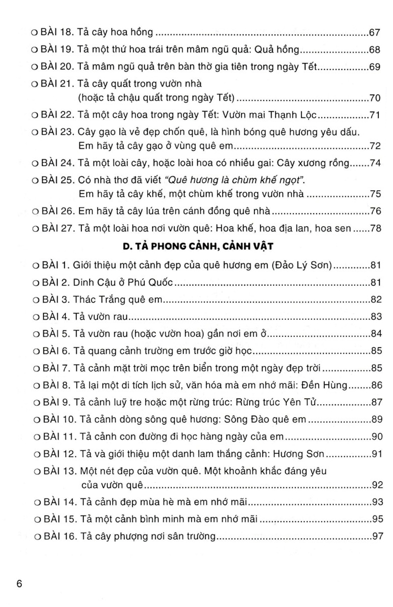 những bài văn miêu tả lớp 4 (dùng chung cho các bộ sgk hiện hành) - Ảnh 6