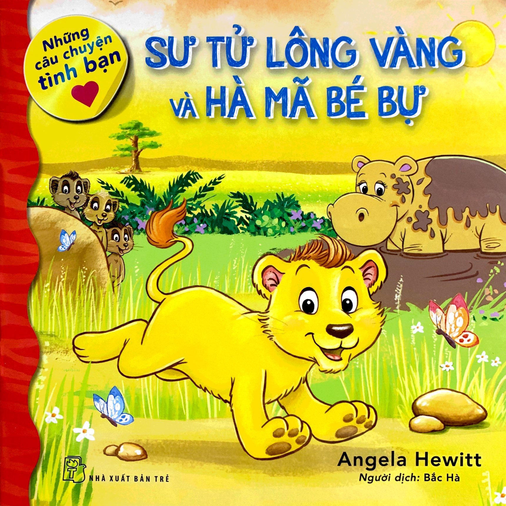 những câu chuyện tình bạn - sư tử lông vàng và hà mã bé bự - Ảnh 2
