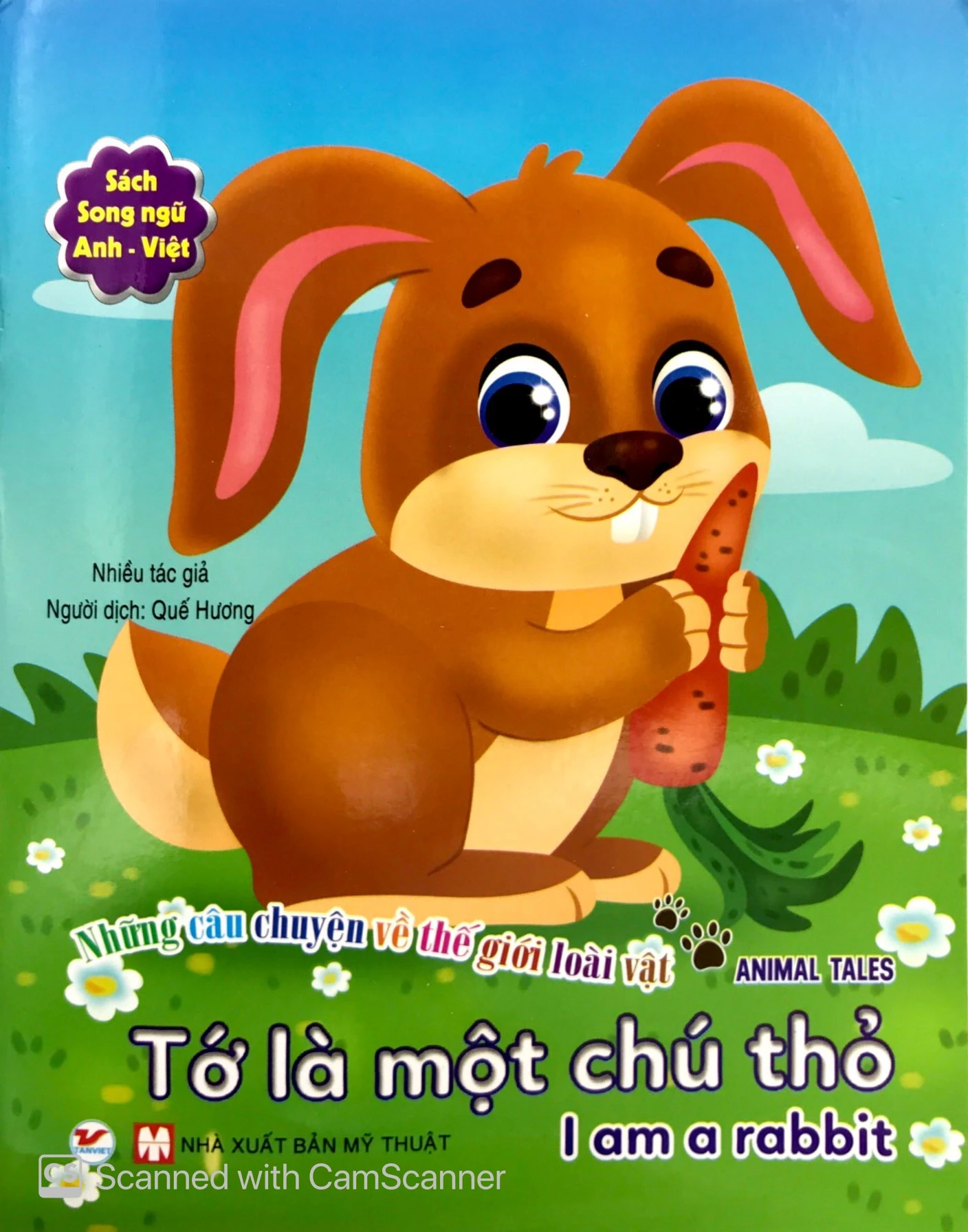 những câu chuyện về thế giới động vật - tớ là một chú thỏ - i am a rabbit (song ngữ anh-việt)