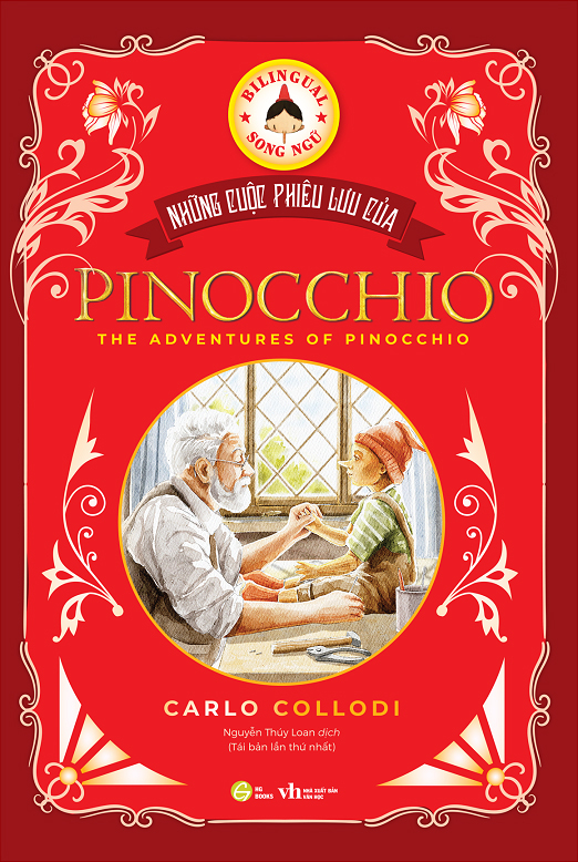 những cuộc phiêu lưu của pinocchio - song ngữ việt-anh (tái bản 2024) - Ảnh 2