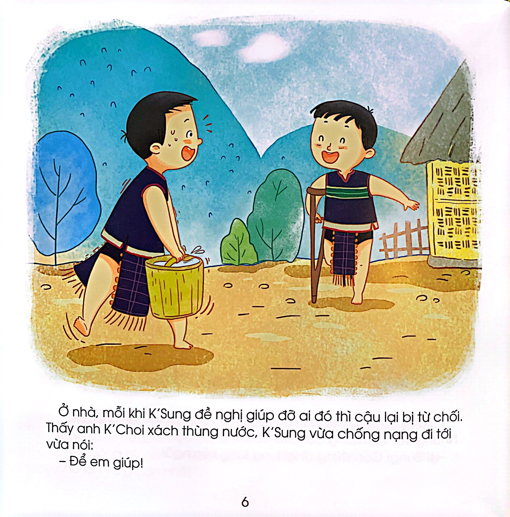 những đứa trẻ hạnh phúc - giúp như thế nào? - bạn nhỏ dân tộc mơ nông (tái bản 2024) - Ảnh 6